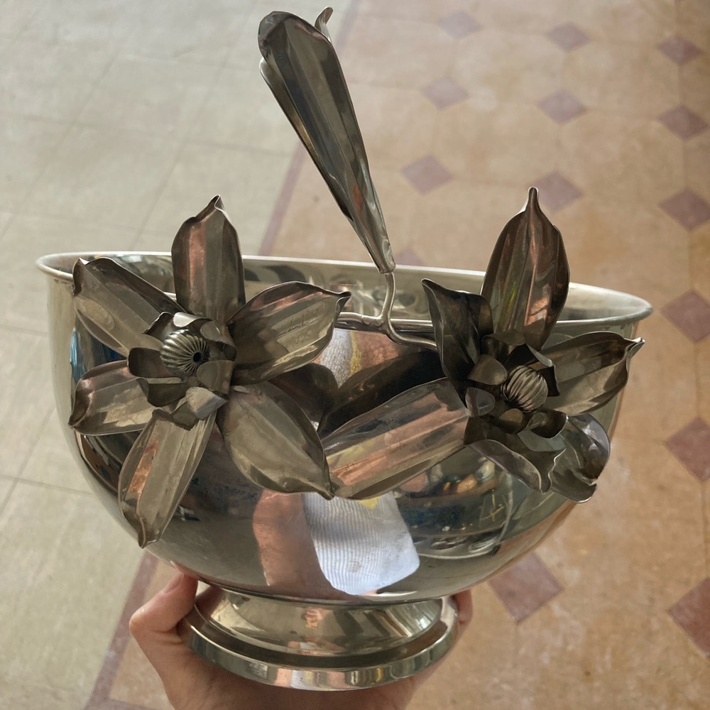 Vintage silver bowl